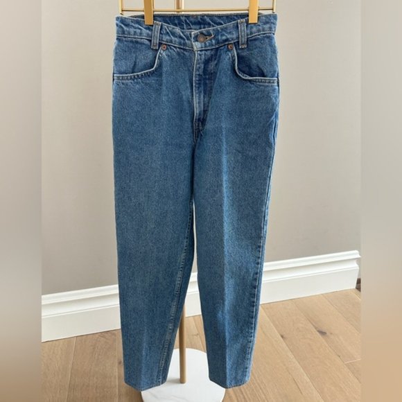 Levi’s Vintage 100% Cotton Blue Denim Jeans Sz 24 High Waist 90’d - Picture 5 of 5